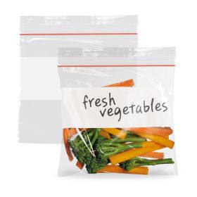 Pack of 1000 Write-On Block Seal Top Bags 6 x 6. Thickness 4 mil. Ultra Thick Poly Bags 6x6. Plastic Bags for Packing, Storing, Industrial